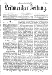 Leitmeritzer Zeitung