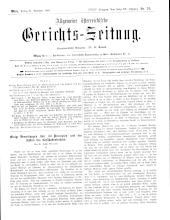 Allgemeine Österreichische Gerichtszeitung