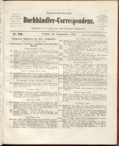 Oesterreichische Buchhändler-Correspondenz