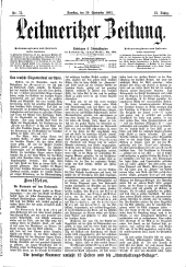 Leitmeritzer Zeitung