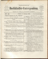 Oesterreichische Buchhändler-Correspondenz