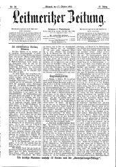 Leitmeritzer Zeitung