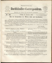 Oesterreichische Buchhändler-Correspondenz