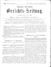 Allgemeine Österreichische Gerichtszeitung