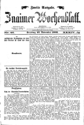 Znaimer Wochenblatt