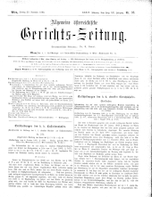 Allgemeine Österreichische Gerichtszeitung