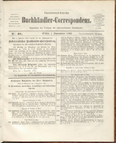 Oesterreichische Buchhändler-Correspondenz