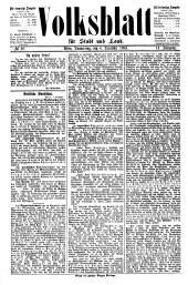 Volksblatt für Stadt und Land