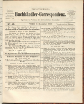 Oesterreichische Buchhändler-Correspondenz