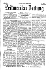 Leitmeritzer Zeitung