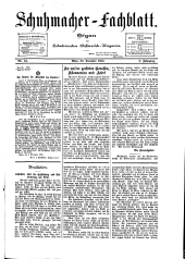 Schuhmacher Fachblatt