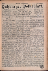 Salzburger Volksblatt: unabh. Tageszeitung f. Stadt u. Land Salzburg