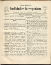 Oesterreichische Buchhändler-Correspondenz