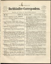 Oesterreichische Buchhändler-Correspondenz