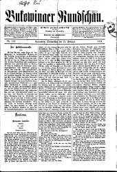 Bukowinaer Rundschau