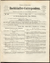 Oesterreichische Buchhändler-Correspondenz