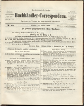 Oesterreichische Buchhändler-Correspondenz