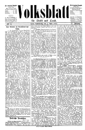 Volksblatt für Stadt und Land