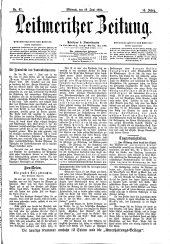 Leitmeritzer Zeitung