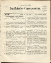 Oesterreichische Buchhändler-Correspondenz