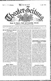 Wiener Theaterzeitung