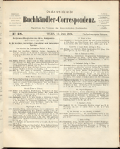 Oesterreichische Buchhändler-Correspondenz