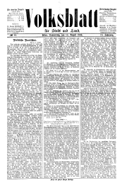 Volksblatt für Stadt und Land