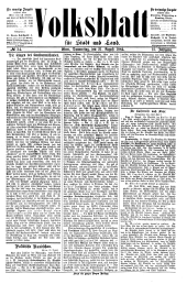 Volksblatt für Stadt und Land