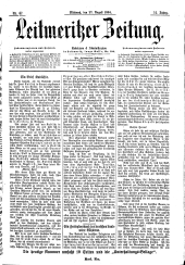 Leitmeritzer Zeitung