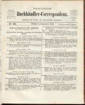 Oesterreichische Buchhändler-Correspondenz