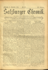 Salzburger Chronik