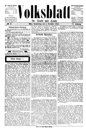 Volksblatt für Stadt und Land