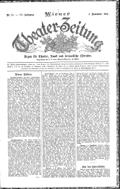 Wiener Theaterzeitung