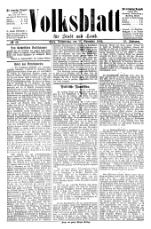 Volksblatt für Stadt und Land