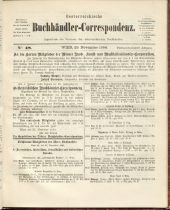 Oesterreichische Buchhändler-Correspondenz