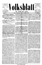 Volksblatt für Stadt und Land