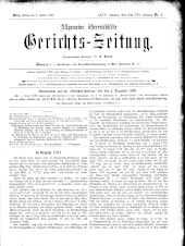 Allgemeine Österreichische Gerichtszeitung