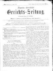 Allgemeine Österreichische Gerichtszeitung