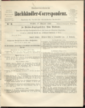 Oesterreichische Buchhändler-Correspondenz