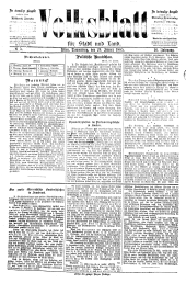 Volksblatt für Stadt und Land