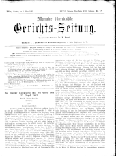 Allgemeine Österreichische Gerichtszeitung