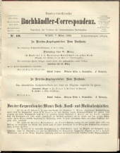 Oesterreichische Buchhändler-Correspondenz