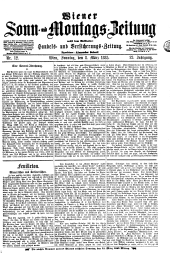 Wiener Sonn- und Montags-Zeitung