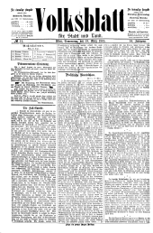 Volksblatt für Stadt und Land