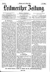 Leitmeritzer Zeitung