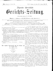 Allgemeine Österreichische Gerichtszeitung