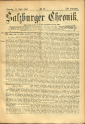 Salzburger Chronik