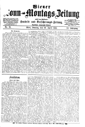 Wiener Sonn- und Montags-Zeitung