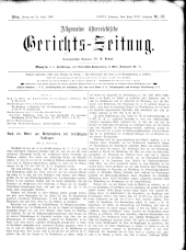 Allgemeine Österreichische Gerichtszeitung