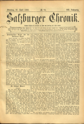 Salzburger Chronik